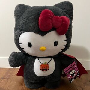 Hello Kitty Halloween Plush - Black and Red